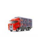 Transporter ciężarówka TIR wyrzutnia + metalowe auta straż pożarna  Pozostałe zabawki dla dzieci KX6681_1-IKA 10