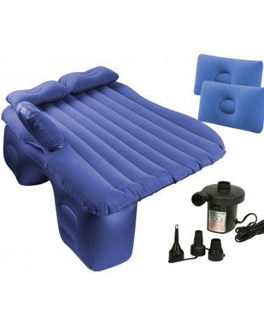 Materac łóżko do samochodu auta dmuchany + pompka niebieski  Akcesoria do samochodu KX7579_2-IKA 1