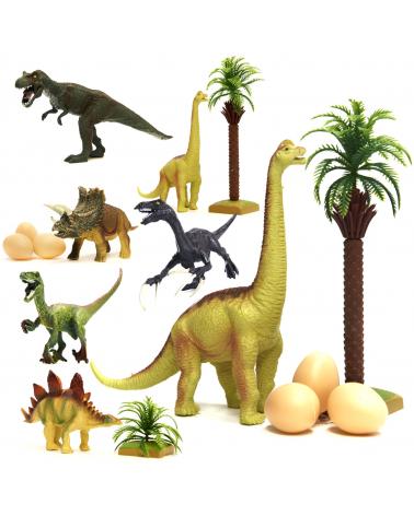 Dinozaury figurki zestaw 14el.  Pozostałe zabawki dla dzieci KX6397-IKA 1