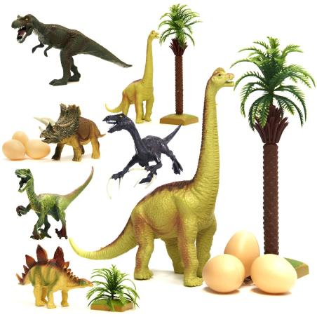 Dinozaury figurki zestaw 14el.  Pozostałe zabawki dla dzieci KX6397-IKA 1