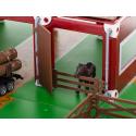 Farma zagroda do zabawy zwierzątka traktor JASPERLAND  Pozostałe zabawki dla dzieci KX6027-IKA 2