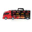 Transporter ciężarówka TIR wyrzutnia w walizce + 7 aut straż pożarna  Pozostałe zabawki dla dzieci KX5993-IKA 3