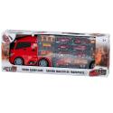 Transporter ciężarówka TIR wyrzutnia w walizce + 7 aut straż pożarna  Pozostałe zabawki dla dzieci KX5993-IKA 12