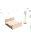 LULILO Domek dla lalek drewniany FLORO boho LED  Lalki i akcesoria KX5944-IKA 11