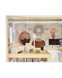 LULILO Domek dla lalek drewniany FLORO boho LED  Lalki i akcesoria KX5944-IKA 15