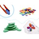 Kamyki kreatywne kolorowe układanka montessori  Edukacyjne zabawki KX6288-IKA 2