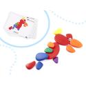 Kamyki kreatywne kolorowe układanka montessori  Edukacyjne zabawki KX6288-IKA 8