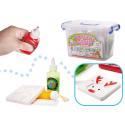 Klej crystal glue slime 3D zestaw 26el.  Edukacyjne zabawki KX5903-IKA 2