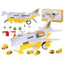 Transporter samolot + 6 aut pojazdy budowlane bok/przód  Pozostałe zabawki dla dzieci KX5987-IKA 1