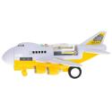 Transporter samolot + 6 aut pojazdy budowlane bok/przód  Pozostałe zabawki dla dzieci KX5987-IKA 4