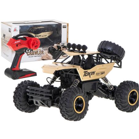 Samochód RC Rock Crawler 1:12 4WD METAL złoty  Samochody na zdalne sterowanie KX7501_1-IKA 1