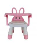 Krzesełko stolik do karmienia i zabawy różowy Akcesoria dla dzieci KX5845_1-IKA 1
