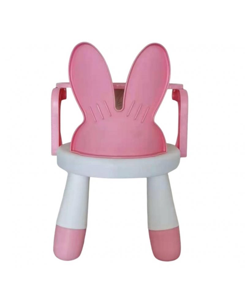 Krzesełko stolik do karmienia i zabawy różowy Akcesoria dla dzieci KX5845_1-IKA 2