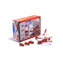 Transporter samolot + 3 auta straż pożarna   Pozostałe zabawki dla dzieci KX6684_2-IKA 2