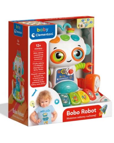 INTERAKTYWNY ROBOT BOBO 3 TRYBY ZABAWY CLEMENTONI Clementoni Edukacyjne zabawki 21646-CEK 1