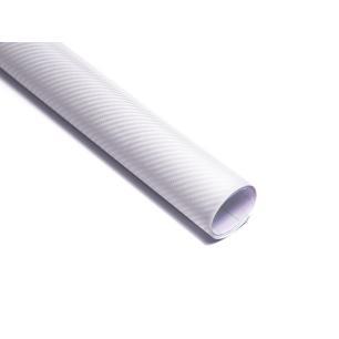 Folia rolka carbon 4D biała 1,52x30m