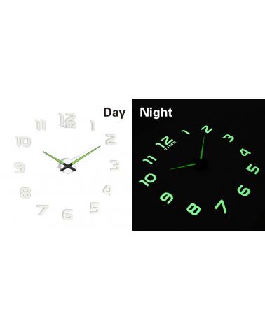 Zegar ścienny fluorescencyjny 50-60cm 12 cyfr  Dekoracje KX7442-IKA 1