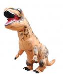 Kostium strój dmuchany dinozaur T-REX Gigant brązowy 1.5-1.9m  Pozostałe zabawki dla dzieci KX7454-IKA 2