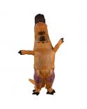 Kostium strój dmuchany dinozaur T-REX Gigant brązowy 1.5-1.9m  Pozostałe zabawki dla dzieci KX7454-IKA 5