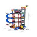 Parking garaż piętrowy stacja benzynowa myjnia  Pozostałe zabawki dla dzieci KX5990-IKA 12