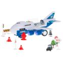 Transporter samolot + 6 aut policja bok/przód  Pozostałe zabawki dla dzieci KX5986-IKA 5