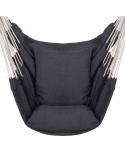 Hamak brazylijski fotel krzesło z poduszkami czarny  Hamaki KX6485_1-IKA 9