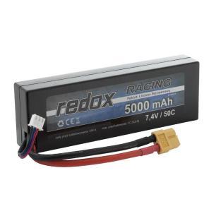 Redox RACING 5000 mAh 7,4V 50C Hardcase Samochodowy pakiet LiPo Redox Akumulatory i ogniwa 5903754000874-KJA 1