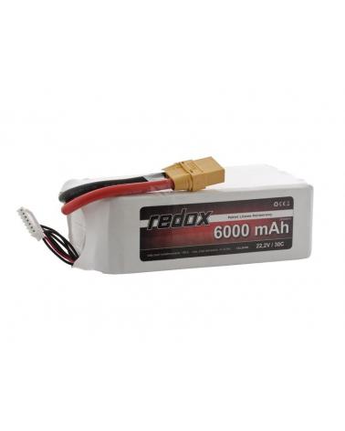 Pakiet Redox 6000 mAh 22,2V 30C LiPo Redox Akumulatory i ogniwa 5903754001352-KJA 1