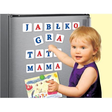 GRA EDUKACYJNA ALFABET NA MAGNESACH RANOK