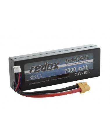 Redox RACING 7000 mAh 7,4V 50C - samochodowy pakiet LiPo Redox Akumulatory i ogniwa 5903754000928-KJA 1