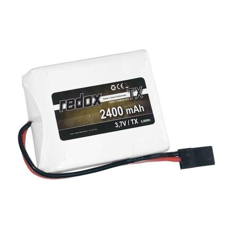 Redox 2400 mAh 3,7V JR (MT44) - pakiet LiPo TX Redox Akumulatory i ogniwa 5903754002489-KJA 1