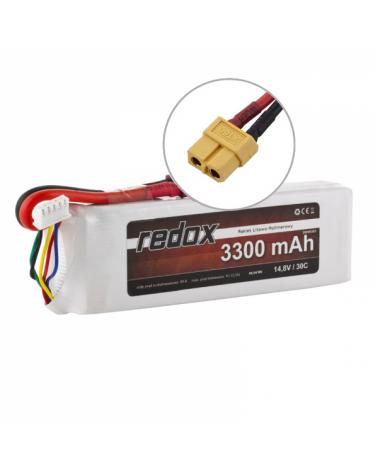 Pakiet LiPo Akumulator Redox 3300 mAh 14,8V 30C Redox Akumulatory i ogniwa 5903754001192-KJA 1