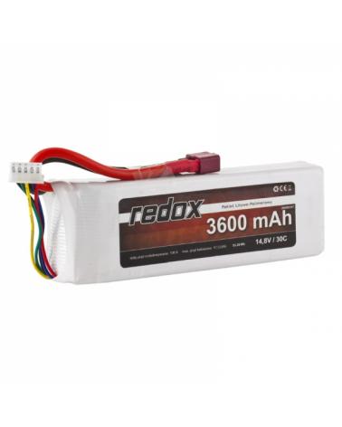 Pakiet LiPo Akumulator Redox 3600 mAh 14,8V 30C XT-60 Redox Akumulatory i ogniwa 5903754001222-KJA 1