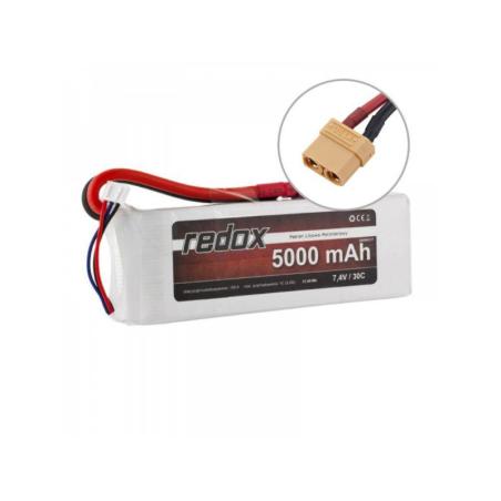 Akumulator Redox 5000 mAh 7,4V 30C - Pakiet LiPo Redox Akumulatory i ogniwa 5903754001284-KJA 1