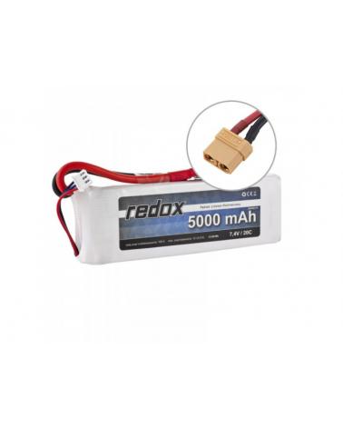 Akumulator Redox 5000 mAh 7,4V 20C - Pakiet LiPo Redox Akumulatory i ogniwa 5903754000829-KJA 1