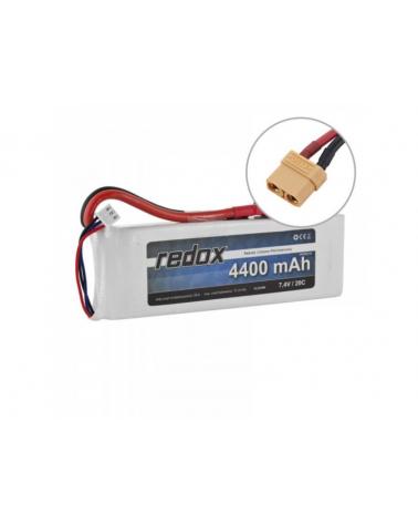 Akumulator Redox 4400 mAh 7,4V 20C - Pakiet LiPo Redox Akumulatory i ogniwa 5903754000805-KJA 1
