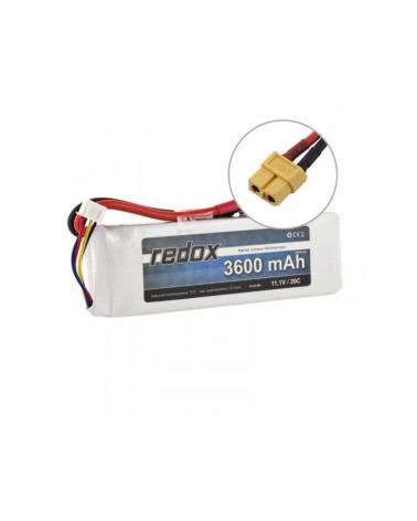 Pakiet LiPo Akumulator Redox 3600 mAh 11,1V 20C Redox Akumulatory i ogniwa 5903754000799-KJA 1