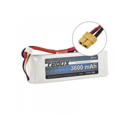 Pakiet LiPo Akumulator Redox 3600 mAh 11,1V 20C Redox Akumulatory i ogniwa 5903754000799-KJA 1