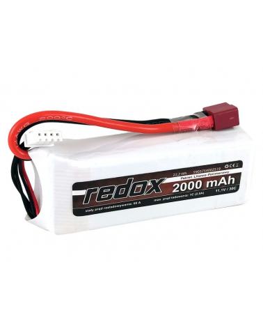 Redox ASG 2000 mAh 11,1V 30C DEAN (scalony) - pakiet LiPo Redox Akumulatory i ogniwa 5903754002519-KJA 1