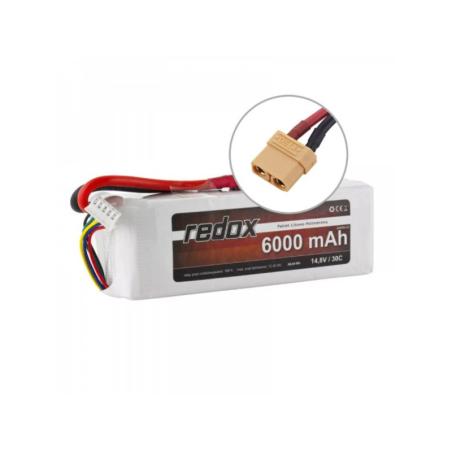 Akumulator Redox 6000 mAh 14,8V 30C - Pakiet LiPo Redox Akumulatory i ogniwa 5903754001345-KJA 1