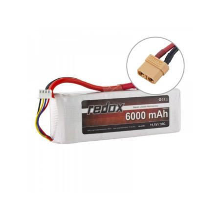 Akumulator Redox 6000 mAh 11,1V 30C - Pakiet LiPo Redox Akumulatory i ogniwa 5903754001338-KJA 1
