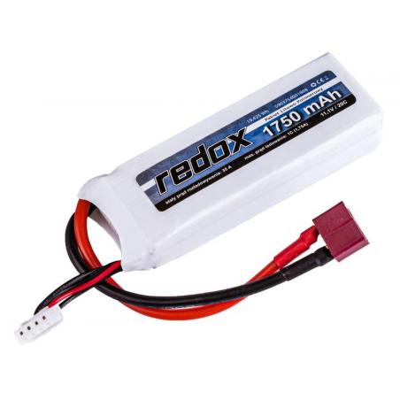 Pakiet Akumulator LiPo Redox ASG 1750 mAh 11,1V 20C scalony Redox Akumulatory i ogniwa 5903754001888-KJA 1