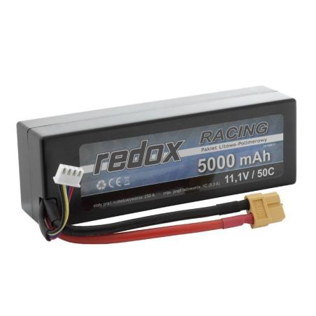 Redox RACING 5000 mAh 11,1V 50C Hardcase Samochodowy pakiet LiPo Redox Akumulatory i ogniwa 5903754000881-KJA 1