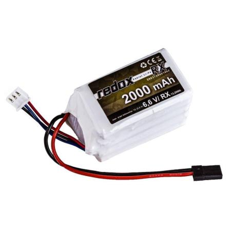 Pakiet Redox LiFe 2000 mAh 6,6V RX (JR) Redox Akumulatory i ogniwa 5903754001482-KJA 1