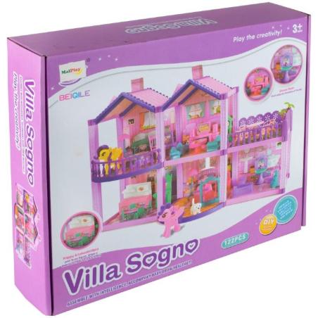 Domek dla lalek i kucyków Villa z konikami 
