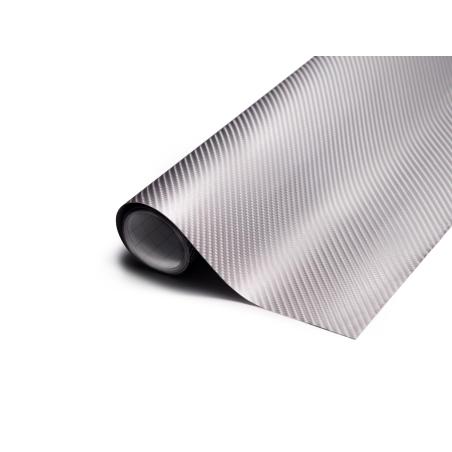 Folia rolka Carbon 4D srebrna 1,52x30m 9086