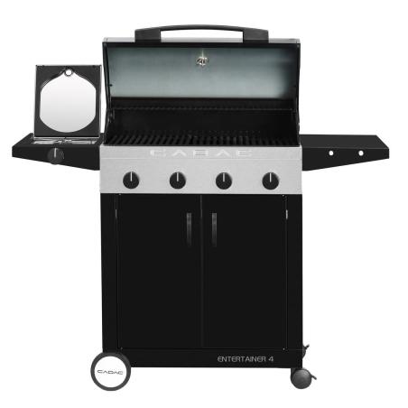 GRILL GAZOWY 4 PALNIKOWY SUPREME CZARNY