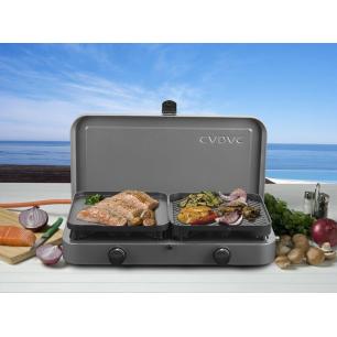 Płyta grillowa CADAC z powłoką GreenGrill® do kuchenki 2-palnikowej