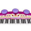 Różowe Organki Keyboard - Stolik, Krzesełko, Mikrofon  Edukacyjne zabawki BB45D-KJA 4