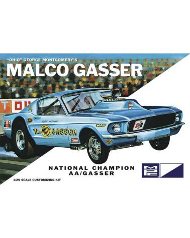 Model plastikowy - Samochód Ohio George Malco Gasser 67 Mustang (Legends of 1/4 Mile) (Light Blue) - MPC MPC Modele do sklejania